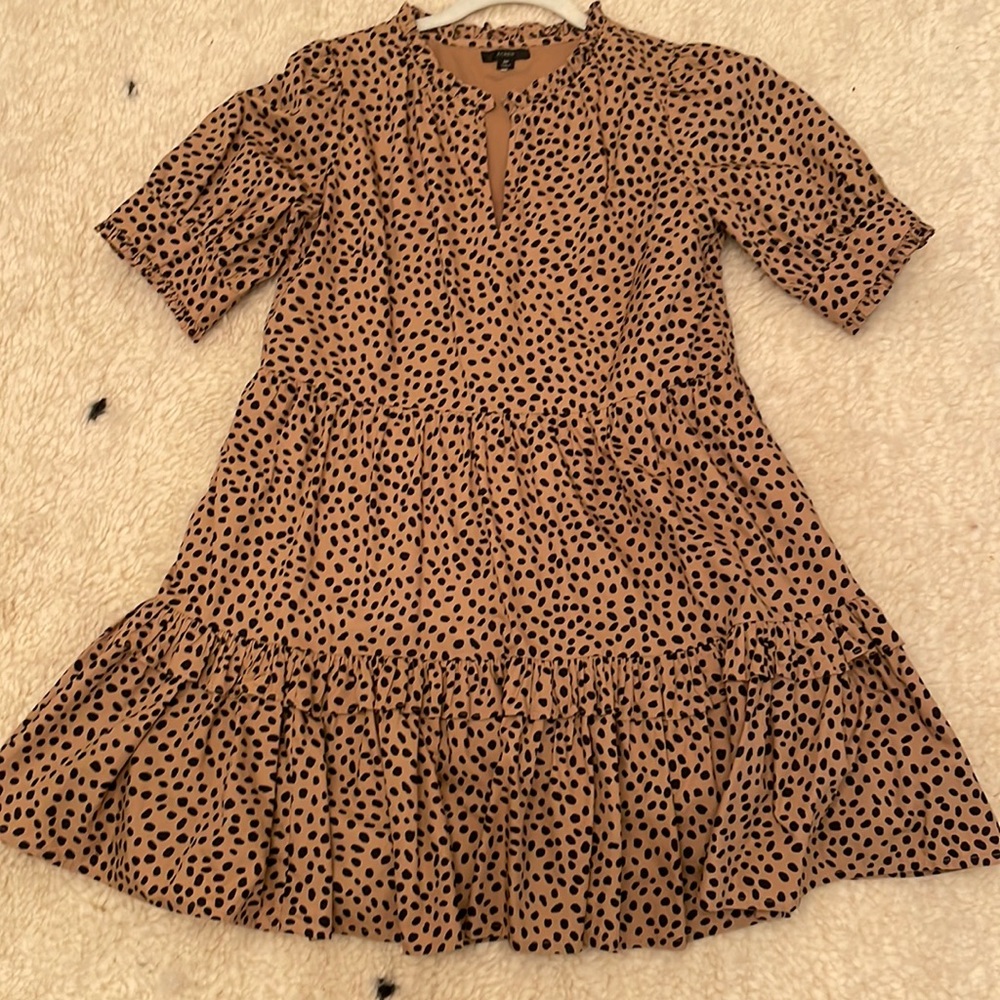 New Jcrew leopard print dress